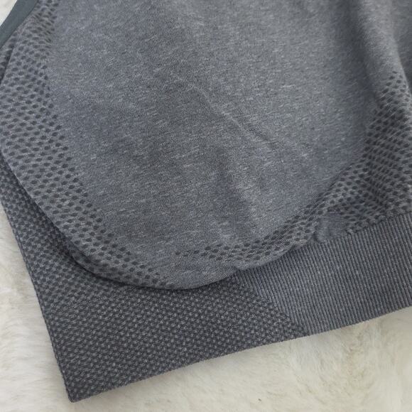 Gymshark Gray Racerback Seamless Padded Sports Bra - Picture 8 of 9